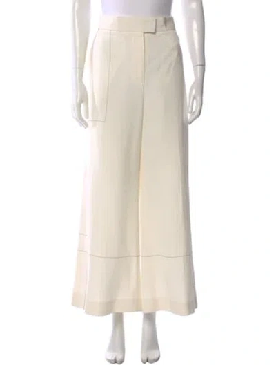 Pre-owned Celine Wide Leg Pants In Neutral