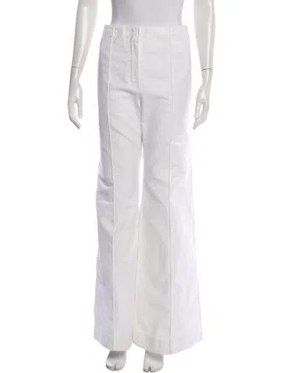 Pre-owned Celine Wide Leg Pants In Neutral