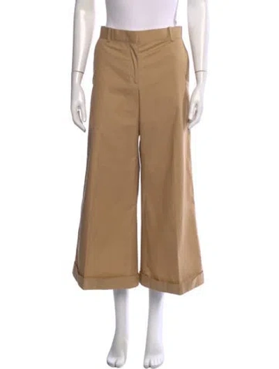 Pre-owned Celine Wide Leg Pants In Neutrals