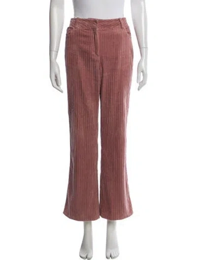 Pre-owned Celine Wide Leg Pants In Pink