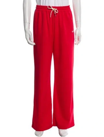 Pre-owned Celine Wide Leg Pants In Red