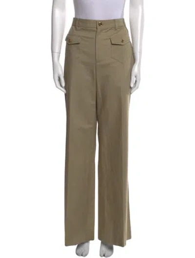 Pre-owned Celine Wide Leg Pants W/ Tags In Neutral