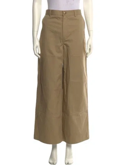 Pre-owned Celine Wide Leg Pants W/ Tags In Neutral