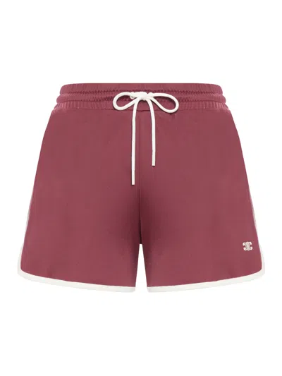 Celine Wide-leg Shorts In Pink