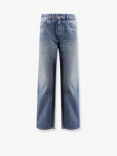 Celine Bootcut Denim Jeans In Blue