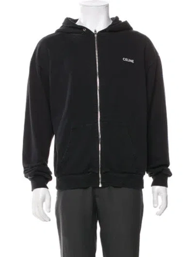 Pre-owned Celine Windbreaker In Black