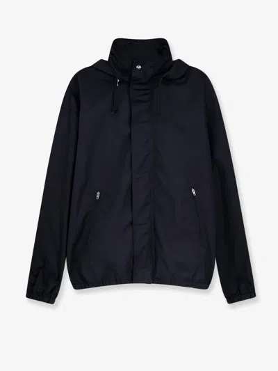 Celine Men Windproof Nylon Jacket In Blue