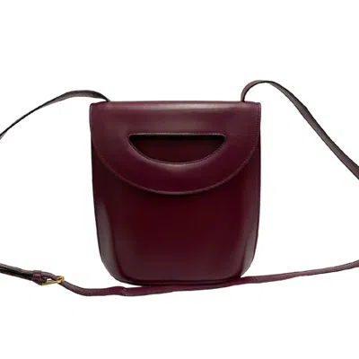 Pre-owned Celine Wine Shoulder Bag ()