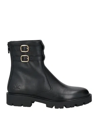 Celine Woman Ankle Boots Black Size 10 Calfskin