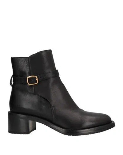 Celine Woman Ankle Boots Black Size 8.5 Calfskin