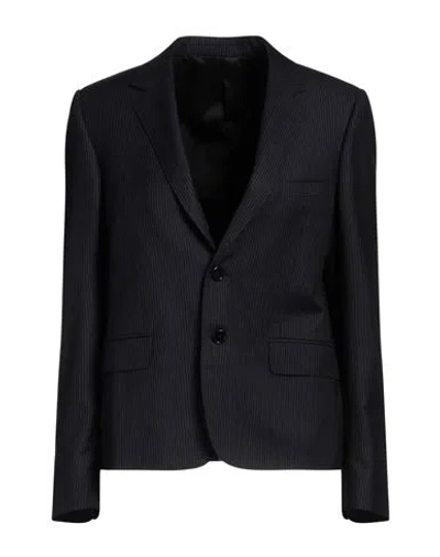 Celine Woman Blazer Midnight Blue Size 8 Wool