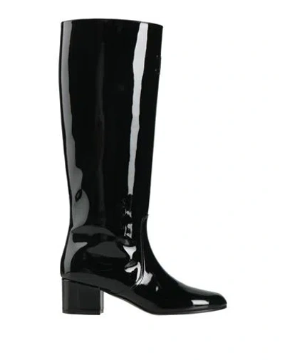 Celine Woman Boot Black Size 8 Calfskin