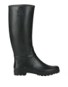 Celine Women Natural Rubber Boots In Black