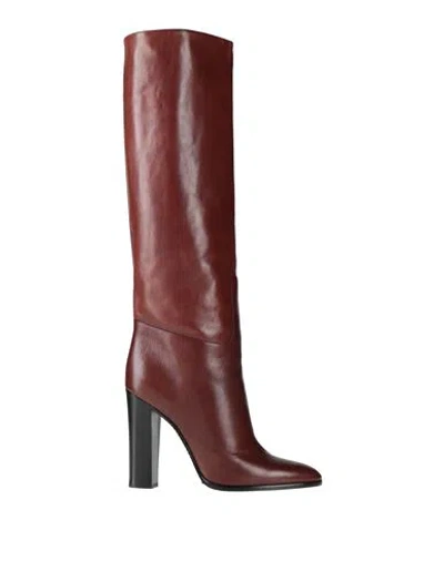 Celine Woman Boot Brown Size 7.5 Leather