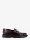 Celine Universite Triomphe Chain Leather Loafer In Brown
