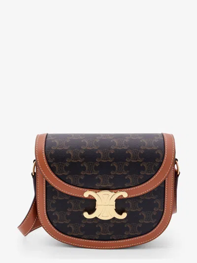 Celine Woman  Woman Brown Shoulder Bags