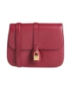 Celine Woman Cross-body Bag Burgundy Size - Leather In Red