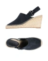 Celine Woman Espadrilles Midnight Blue Size 8 Leather