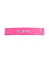 Celine Woman Hair Accessory Fuchsia Size - Acetate, Steel In Pink