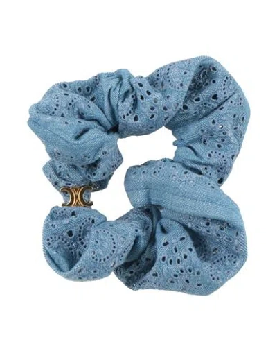 Celine Woman Hair Accessory Light Blue Size - Cotton