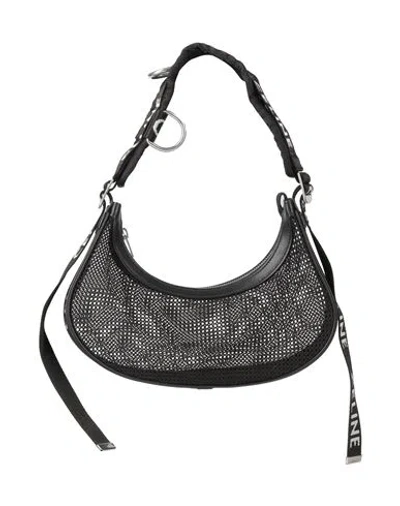 Celine Woman Handbag Black Size - Leather, Textile Fibers