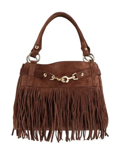 Celine Woman Handbag Brown Size - Calfskin