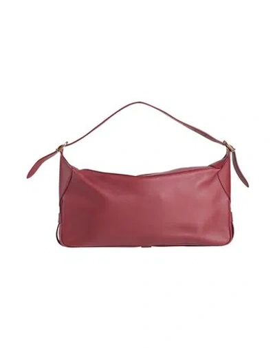 Celine Woman Handbag Burgundy Size - Leather In Red