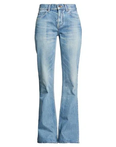 Celine Woman Jeans Blue Size 29 Cotton