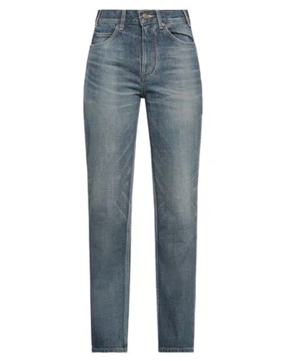 Celine Woman Jeans Blue Size 30 Cotton