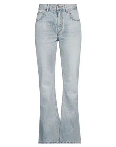 Celine Woman Jeans Blue Size 30 Cotton