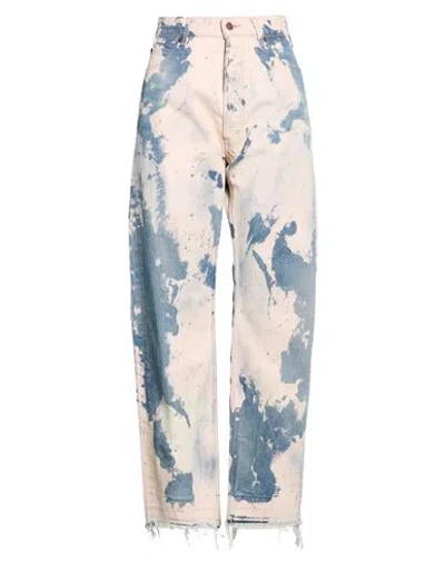 Celine Woman Jeans Light Pink Size 29 Cotton
