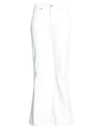 Celine Woman Jeans Off White Size 27 Cotton