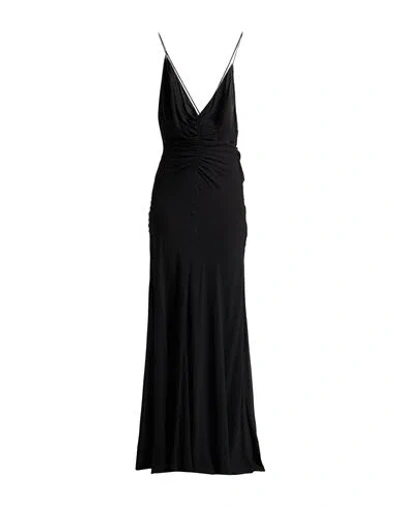 Celine Woman Maxi Dress Black Size 6 Silk