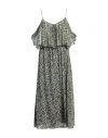 Celine Woman Midi Dress Black Size 8 Silk In Black