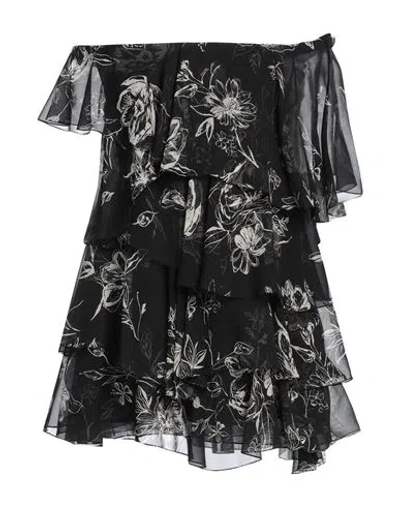 Celine Woman Mini Dress Black Size 6 Silk