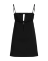 Celine Woman Mini Dress Black Size 6 Wool In Black