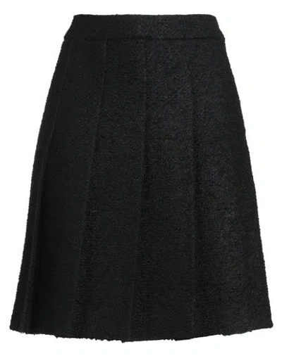 Celine Woman Mini Skirt Black Size 4 Wool, Mohair Wool, Polyamide