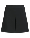 Celine Woman Mini Skirt Black Size 6 Wool In Black