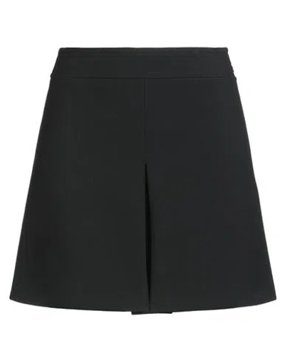 Celine Woman Mini Skirt Black Size 6 Wool