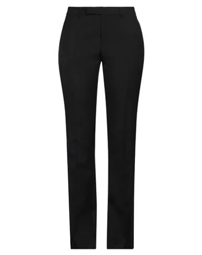 Celine Woman Pants Black Size 8 Wool, Mohair Wool
