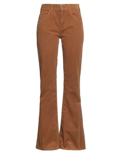Celine Woman Pants Camel Size 25 Cotton