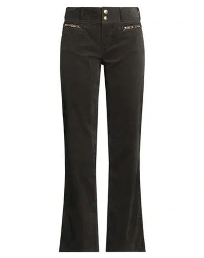 Celine Woman Pants Dark Brown Size 29 Cotton