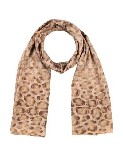Celine Woman Scarf Beige Size - Cotton