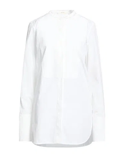 Celine Woman Shirt White Size 8 Cotton