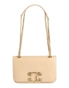 Celine Woman Shoulder Bag Sand Size - Calfskin In Neutral