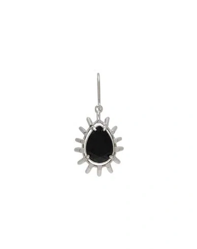 Celine Woman Single Earring Silver Size - Metal