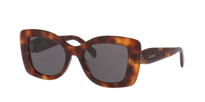 Celine Woman Sunglass  3 Dots Cl40324u In Burgundy