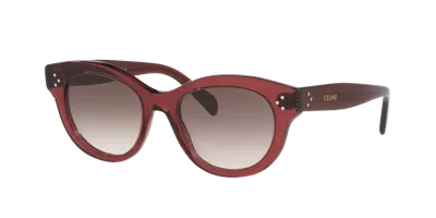 Celine Woman Sunglass  3 Dots Cl40332i In Brown