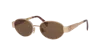 Celine Woman Sunglass Triomphe Metal Cl40235u In Brown