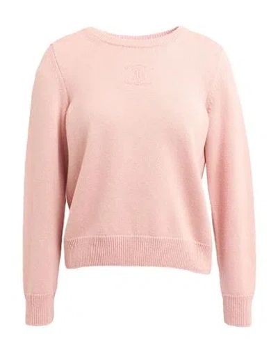 Celine Woman Sweater Blush Size Xs Cashmere In Pink